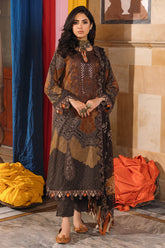 3-PC Unstitched Chunri Embroidered Lawn Collection CH4-05