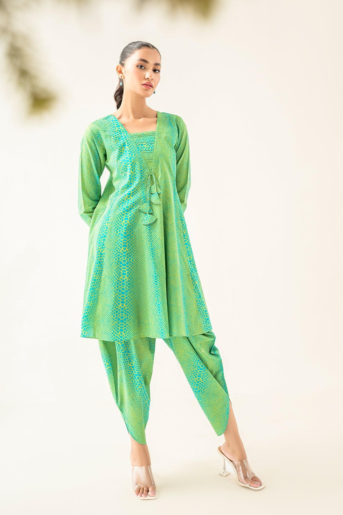 2-Pc Lawn Printed Shirt with Printed Trouser SCPM3-0048