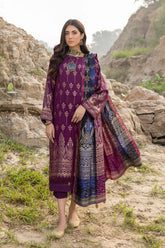 3-Pc Charizma Unstitched Embroidered Marina Jacquard Shawl Collection CMJ22-05