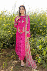 3-Pc Unstitched Charizma Lawn Chickankari Collection CCK23-02