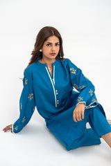 2-PC Printed Cotton Shirt with Trouser CNP-3-228