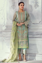 Unstitched Embroidered Chiffon