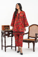 2-PC Printed Lawn Shirt with Trouser CPM-3-286A