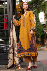 3-PC Unstitched Peach Leather Collection PSW6-04