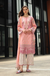 3-PC Unstitched Embroidered Lawn SLC27-17