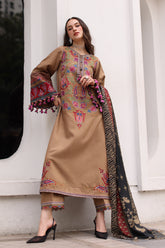 3-PC Unstitched Peach Leather Collection PSW6-09