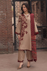 3-PC Unstitched Peach Leather Collection CSL6-02