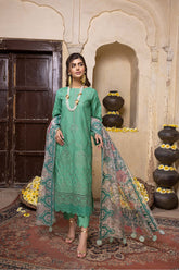 3 Pc Unstitched Lawn