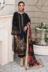 3-PC Embroidered Staple Jacquard with Zari Staple Shawl CMW-02