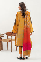 3-PC Printed Staple Shirt with Viscose Dupatta and Trouser CNP-3-203