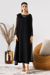 3-PC Embroidered Chiffon Shirt with Dupatta and Trouser CMA-3-202