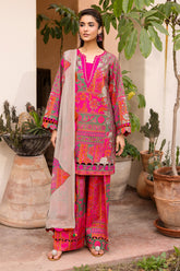 3-PC Unstitched Printed Lawn CP6-02