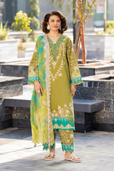 3-PC Unstitched Embroidered Lawn Collection CC6-007
