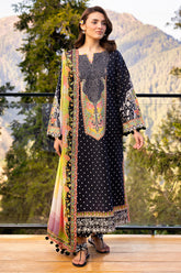 3-PC Unstitched Embroidered Lawn Collection RANG E BAHAR VOL 02 CRB6-15