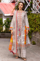 3-PC Unstitched Embroidered Lawn Collection RANG E BAHAR VOL 02 CRB6-16