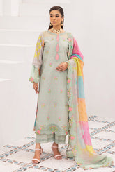 3-PC Unstitched Embroidered Lawn Collection CRB6-19