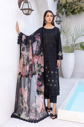 3-Pc Unstitched Embroidered Suit RM22-01