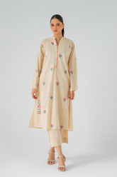 2-Pc Embroidered Shirt with Qlot Trouser SCNP-3-112