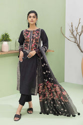 3-Pc Printed Lawn Unstitched With Voil Dupatta CP22-050