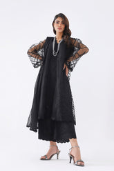 3-Pc Embroidered Shirt with raw-silk SCPM3-104