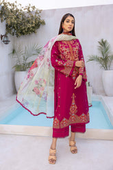 3-Pc Unstitched Embroidered Suit RM22-03