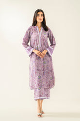 2-Pc Embroidered Lawn Digital Shirt Straight Trouser SCPM3-002