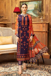 3 Pc Unstitched Embroidered Chiffon with Dupatta VSL-09