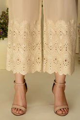 Embroidered Raw Silk Bottom