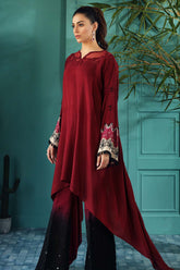 Embroidered Raw Silk