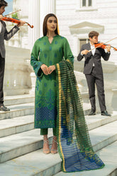 3-Pc Charizma Unstitched Embroidered Karandi Collection CKW22-04