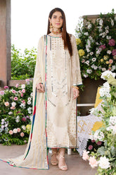 3-Pc Charizma Unstitched Premium Chiffon Collection CPC23-02