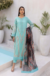 3-Pc Unstitched Embroidered Suit RM22-04