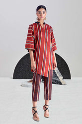 2-PC Printed Cotton Shirt with Trouser CPM-4-294