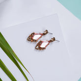 Pink Stone earrings ER-142