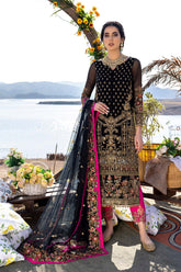 3-Pc Charizma Unstitched Formal Chiffon Collection DJ23-02