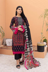 3-Pc Printed Lawn Unstitched With Voil Dupatta CP22-038