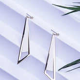 TRIANGLE FUN CREAM EARRINGS ER-115
