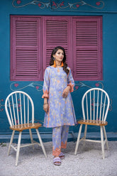 2 Pc Unstitched Printed Lawn CPN-02