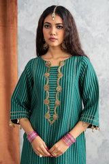 2-PC Embroidered Staple Jacquard Shirt with Trouser CNP-3-248