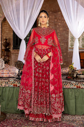 3-Pc Embroidered Organza Long Maxi STM22-12