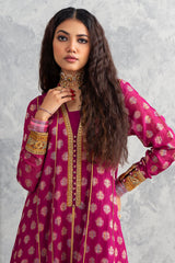 2-PC Staple Jacquard Shirt with Trouser CNP-3-247
