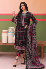 3-PC Unstithced Sequins Embroidered Lawn Collection AG4-07