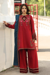 3-PC Unstitched Peach Leather with Velvet CSW5-02