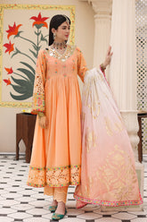 3-PC Embroidered Lawn Shirt with Chiffon Dupatta and Trouser CNP-4-018