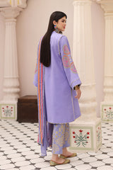 3-PC Embroidered Lawn Shirt with Chiffon Dupatta and Trouser CNP-4-08