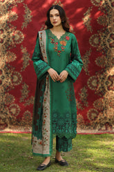 3-PC Unstitched Embroidered Linen Collection ANW6-14