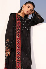 3-Pc Unstitched Embroidered & Handwork Lawn Collection ED4-01