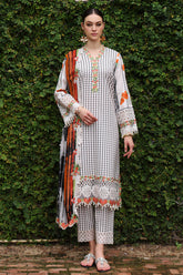 3-PC Unstitched Embroidered Lawn Collection CRB5-08S