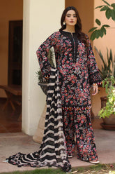 3-PC Stitched Embroidered Lawn SLC27-12P