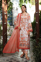 3-PC Unstitched Printed Lawn SLC27-16